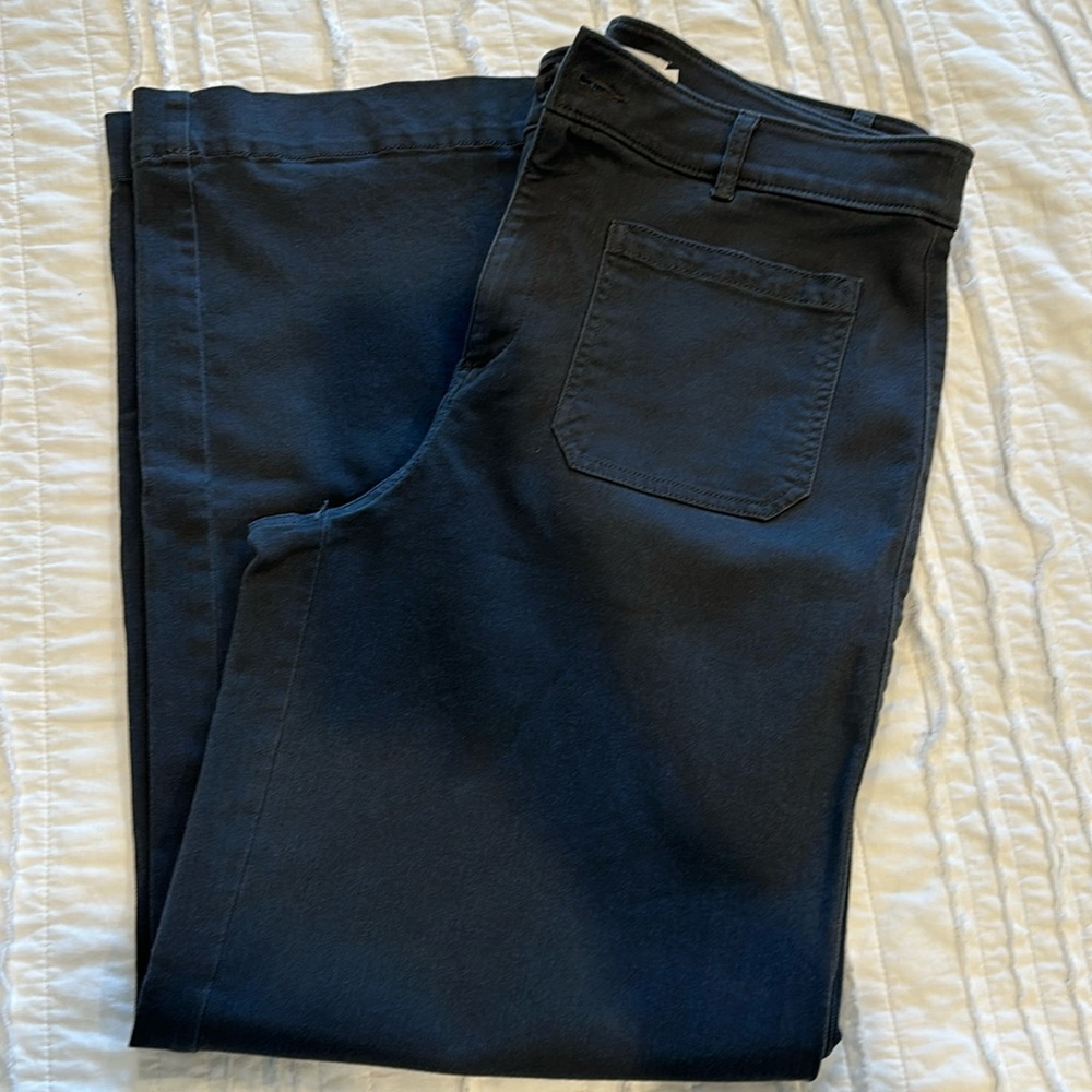 LOFT Women's Wide Leg Pants - Black